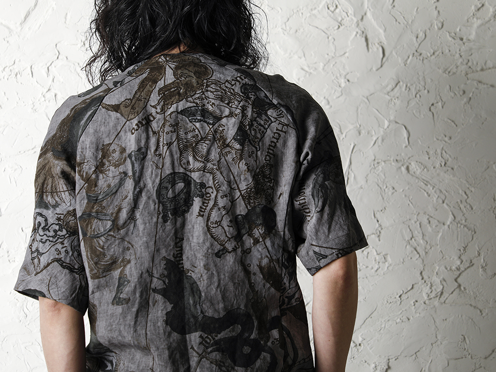 DEVOA 20SS  Short sleeve shirt line zodiac signs print Style - 2-005