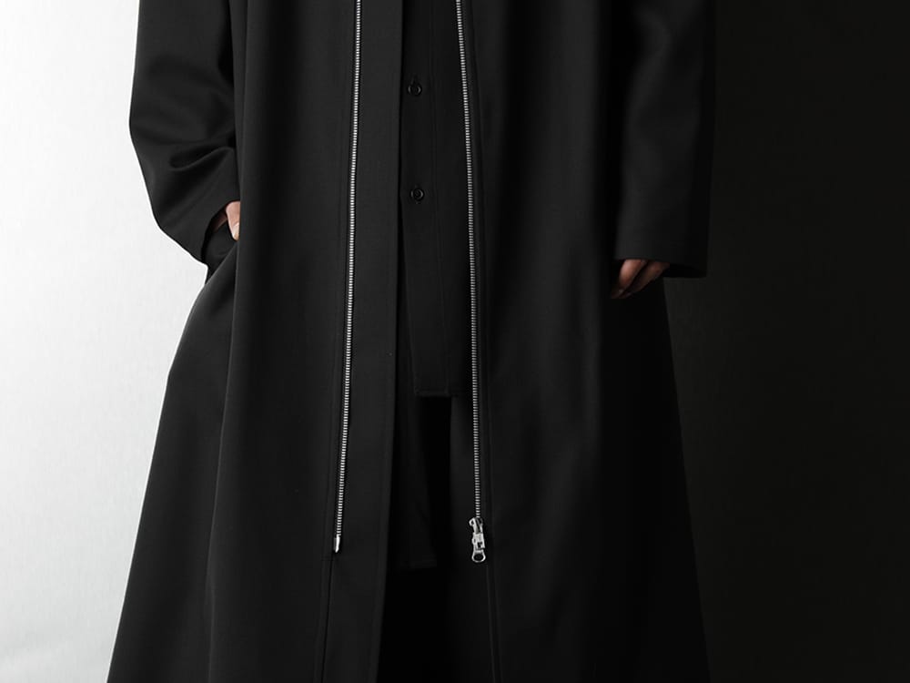 Ground Y Collar rib Long shirt layered Style - 2-006