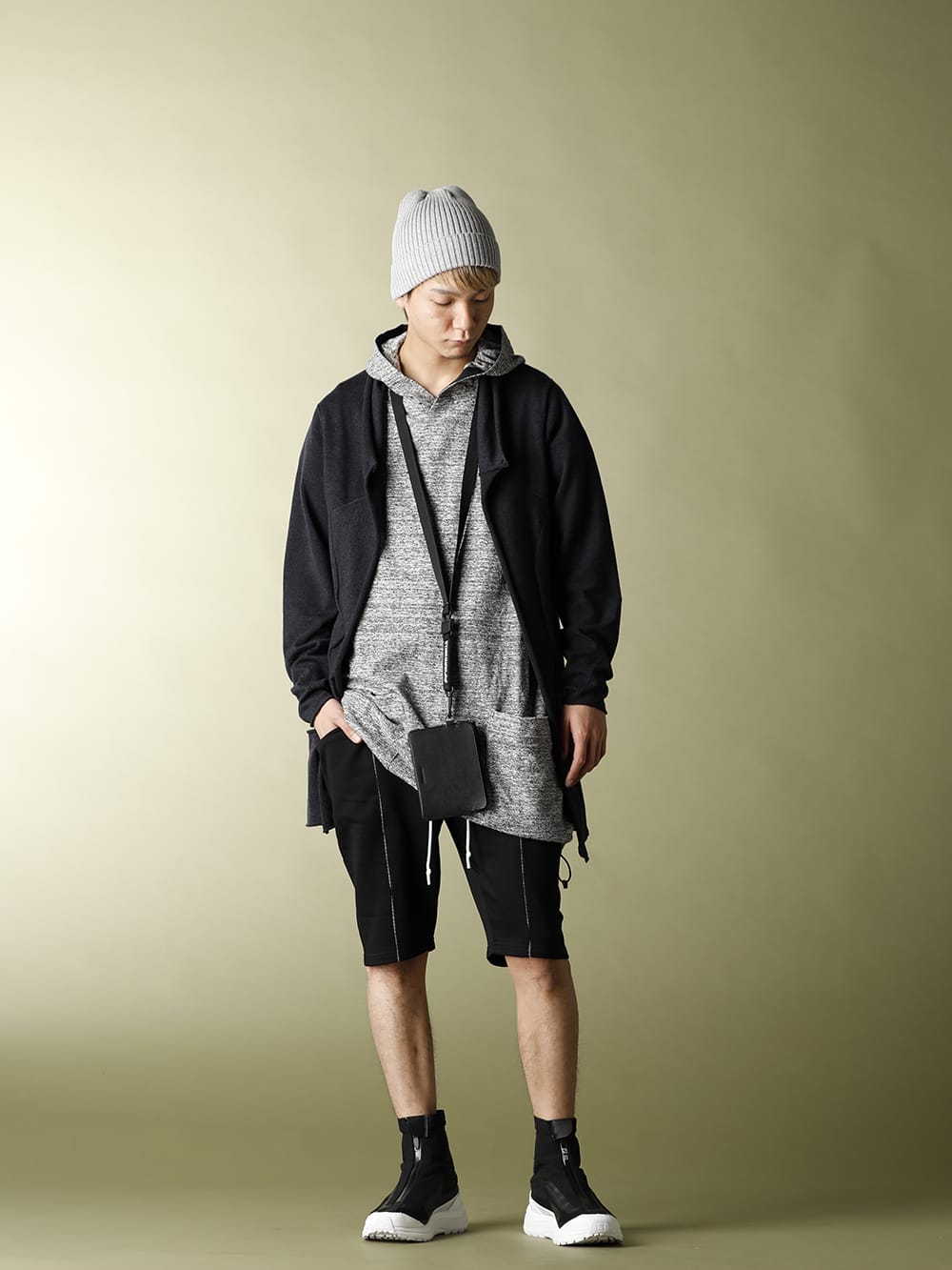 .LOGY kyoto 20SS RIPVANWINKLE【 DROP VEST HOODIE 】STYLING - 1-001