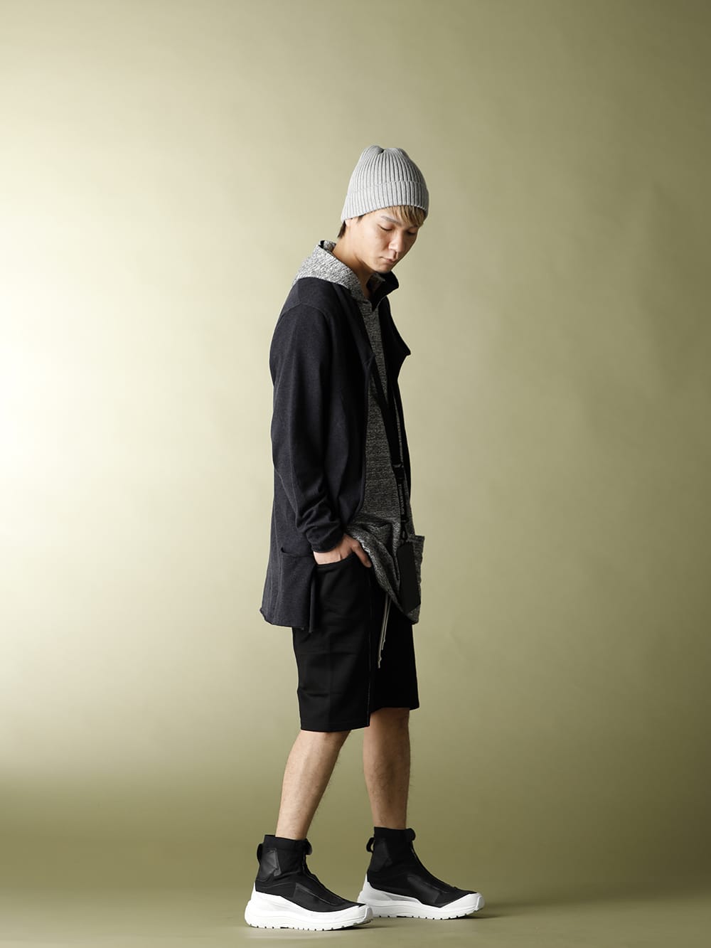 .LOGY kyoto 20SS RIPVANWINKLE【 DROP VEST HOODIE 】STYLING - 1-003