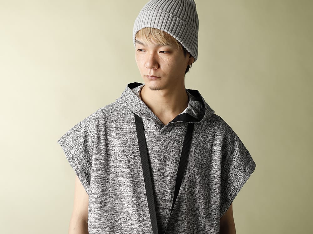 .LOGY kyoto 20SS RIPVANWINKLE【 DROP VEST HOODIE 】STYLING - 3-008
