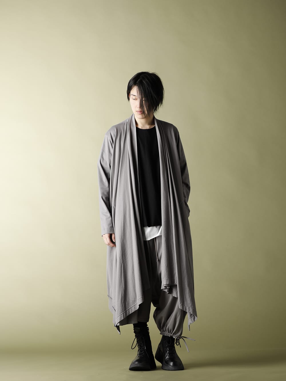 .LOGY Kyoto Ground Y 20SS ”Drape Cardigan” Set up STYLE!! - 1-001