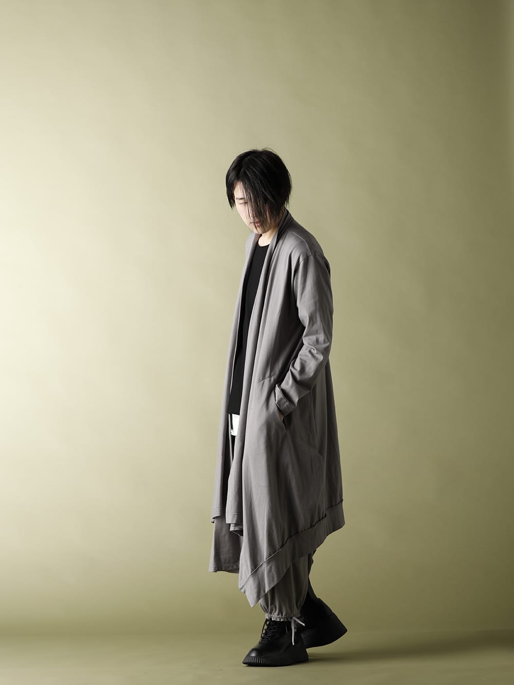.LOGY Kyoto Ground Y 20SS ”Drape Cardigan” Set up STYLE!! - 1-002
