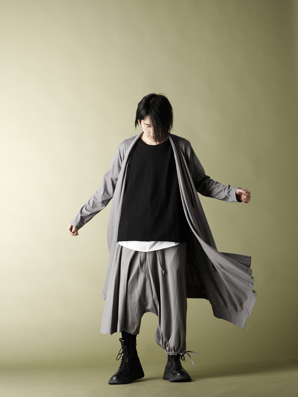 .LOGY Kyoto Ground Y 20SS ”Drape Cardigan” Set up STYLE!! - 1-004