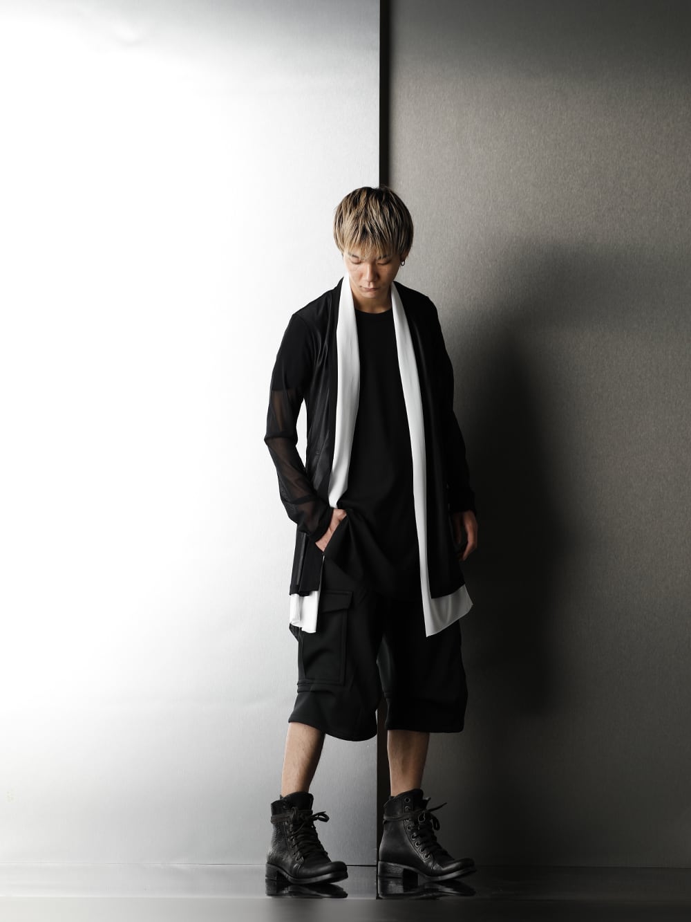 kiryuyrik 202SS Layered Flare Cardigane Styling - 1-004