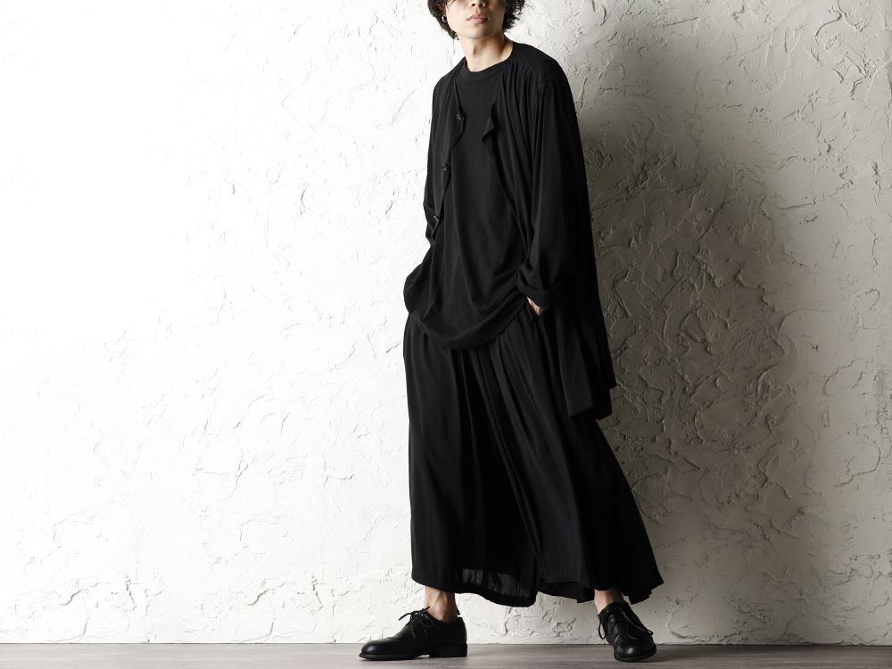 Yohji Yamamoto 20SS All black style for early summer. - 2-006