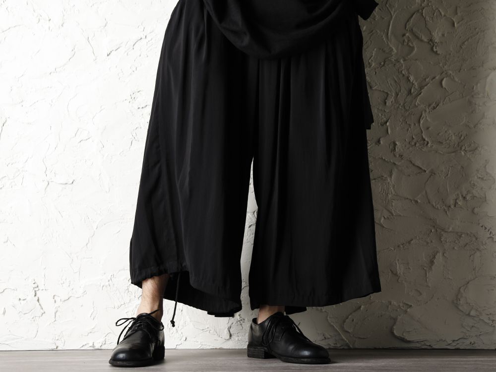 Yohji Yamamoto - ヨウジヤマモト 20SS All black style for early