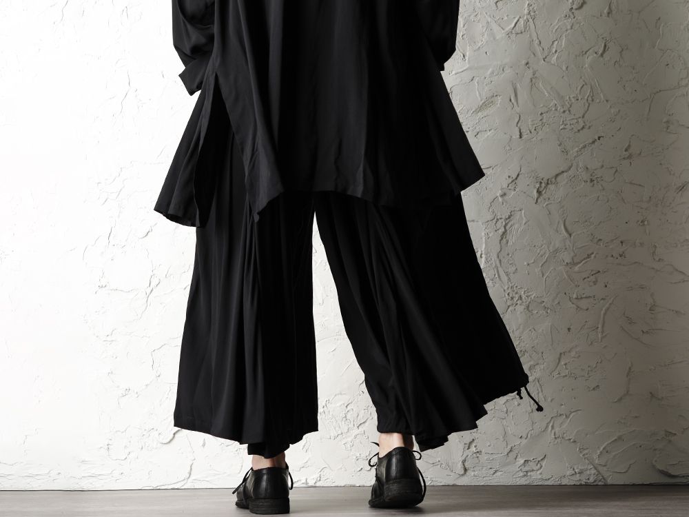 Yohji Yamamoto - ヨウジヤマモト 20SS All black style for early