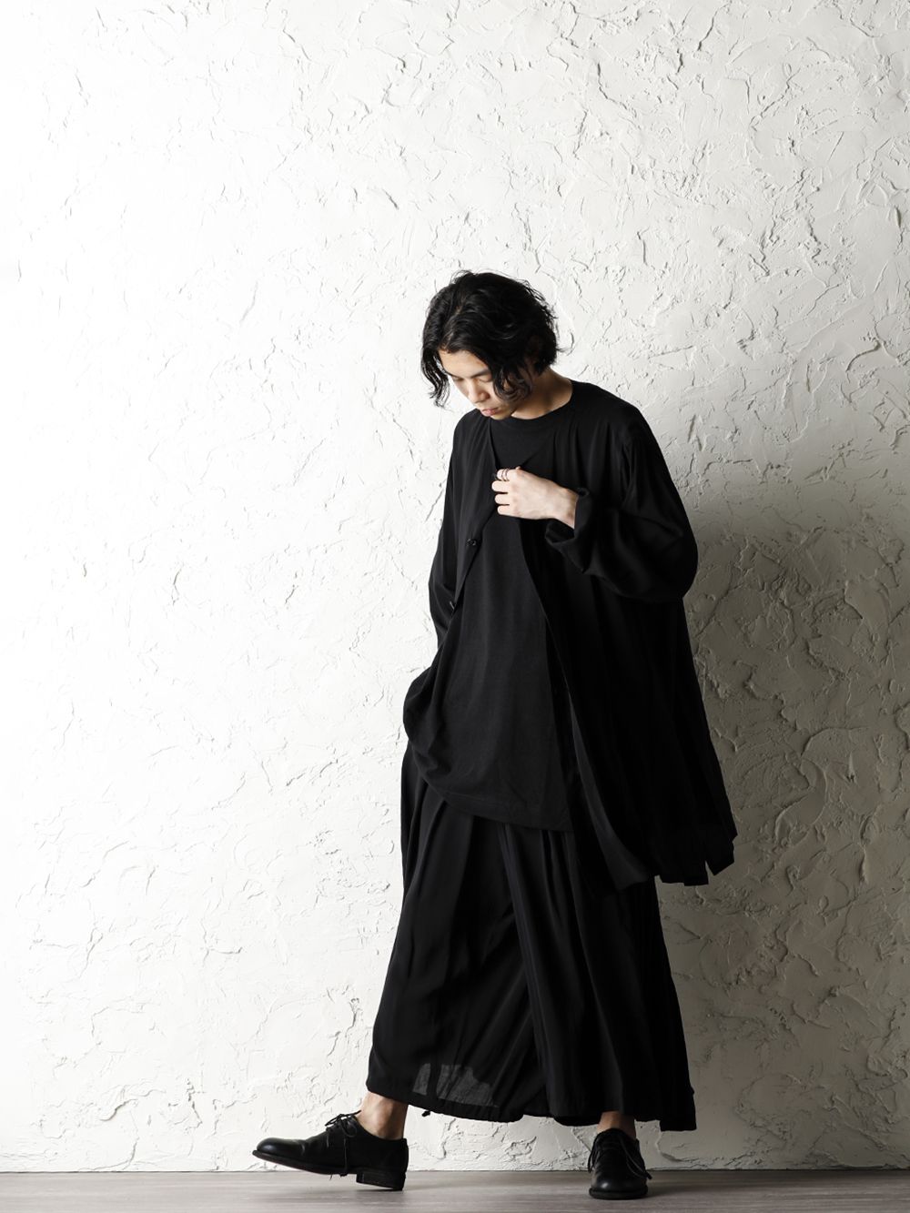 Yohji Yamamoto 20SS All black style for early summer. - 4-001