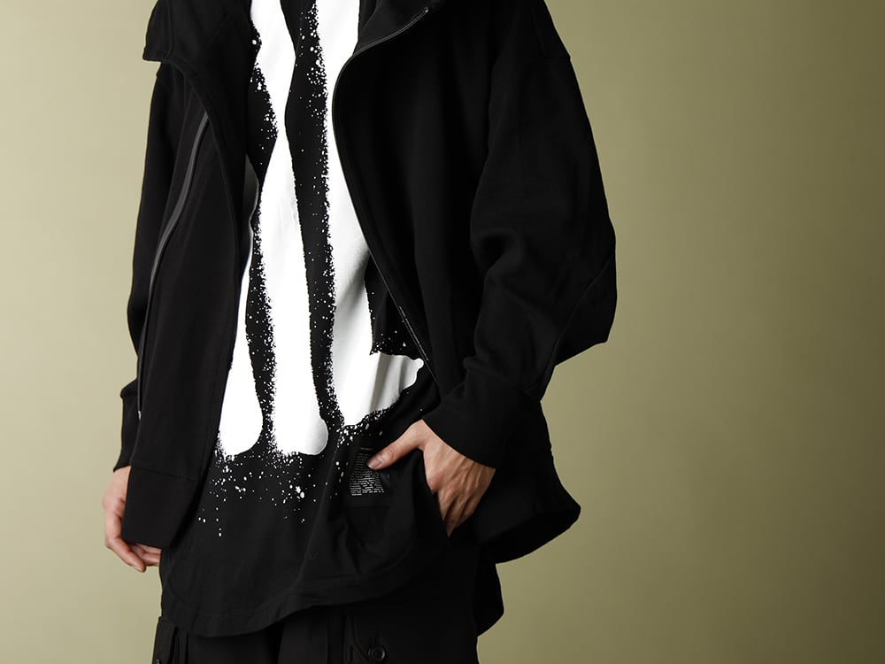 .LOGY Kyoto NILøS 20SS Zip hoodie BLACK STYLE!! - 2-005