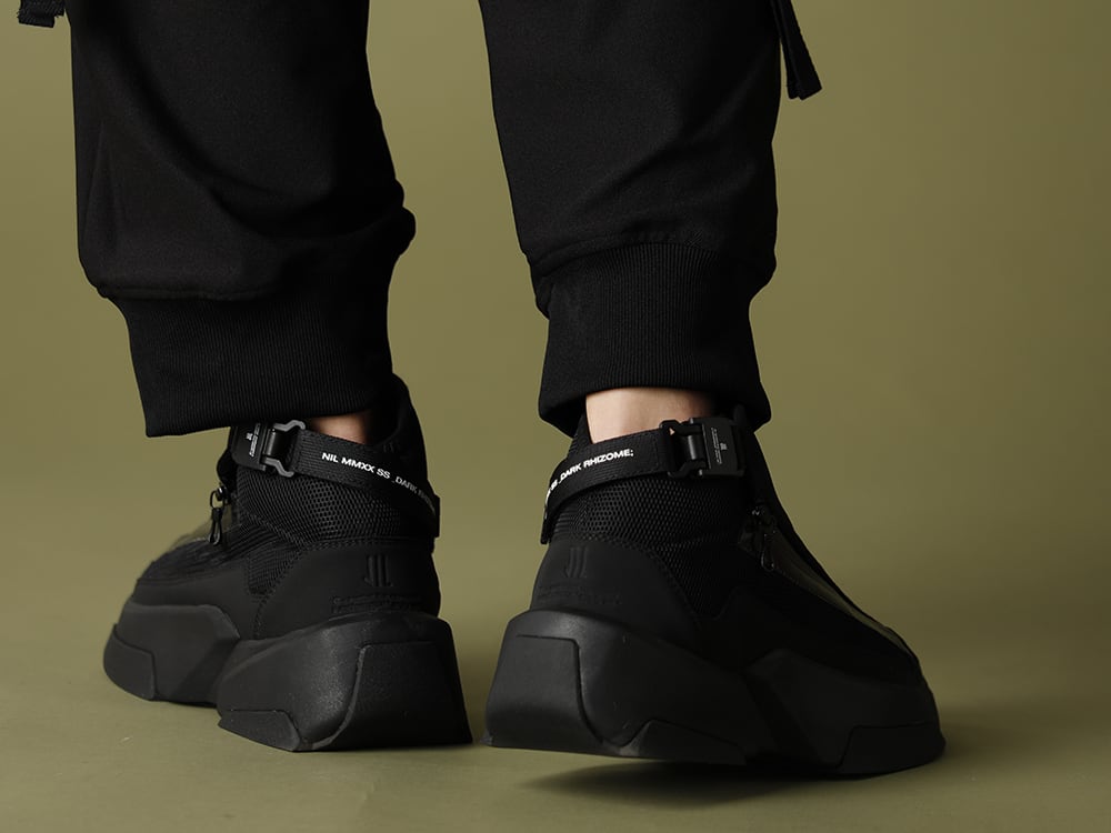 .LOGY Kyoto NILøS 20SS Zip hoodie BLACK STYLE!! - 3-007