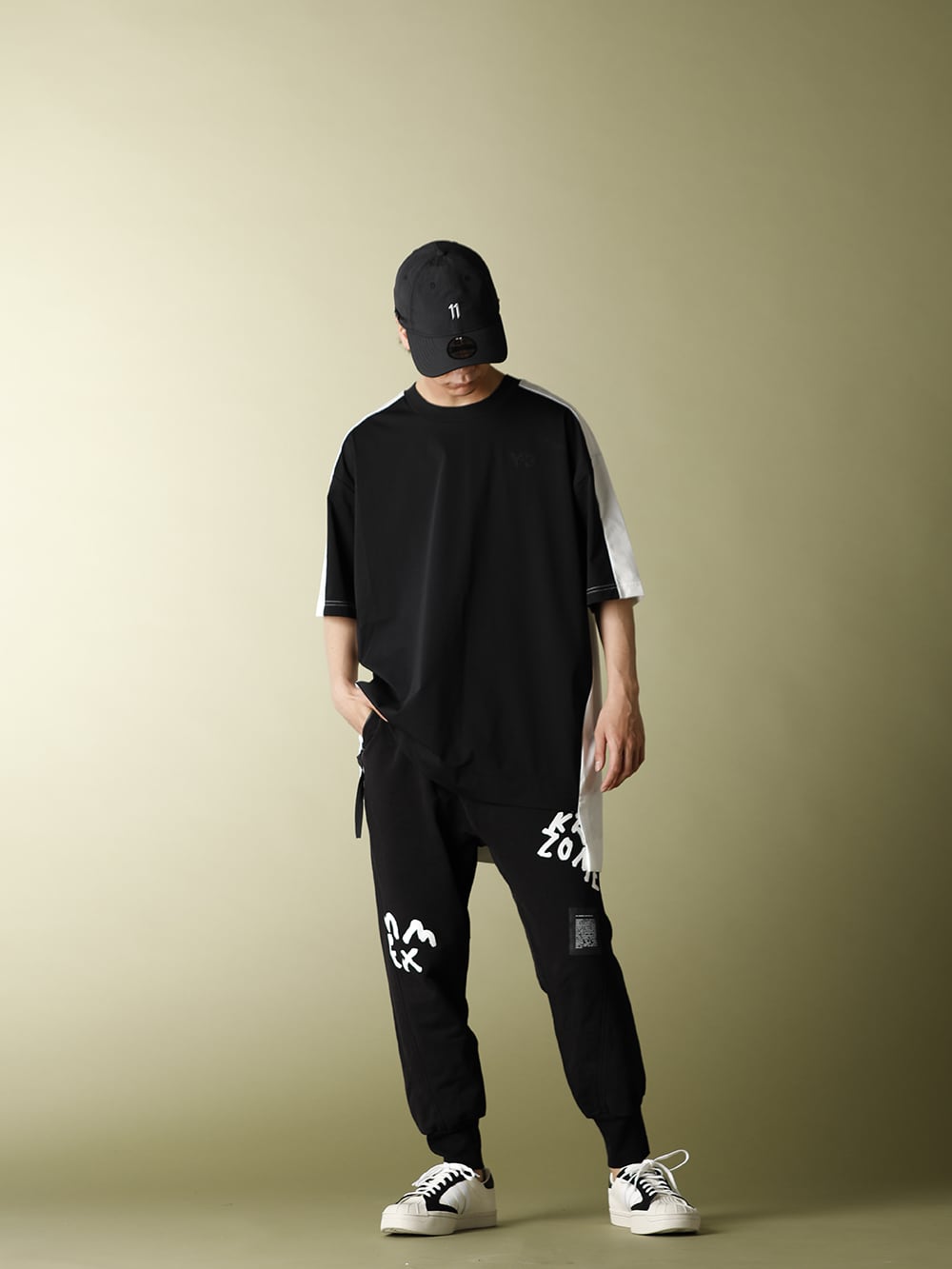 .LOGY Kyoto Y-3 20SS SWM COLOUR BLOCK SS TEE Summer STYLE!! - 1-001