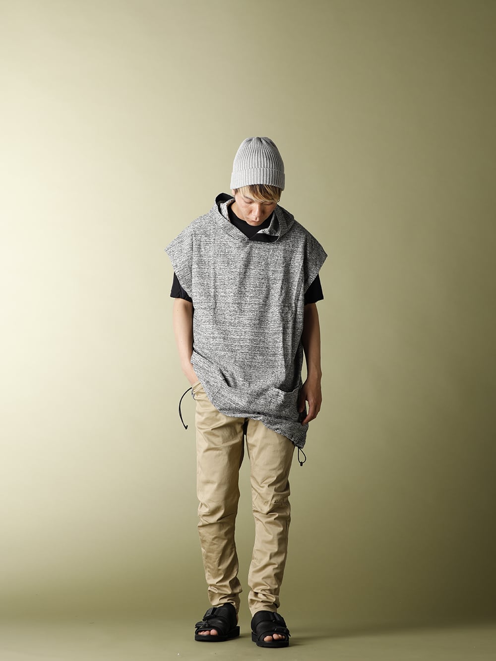 .LOGY Kyoto 20SS RIPVANWINKLE【 DROP VEST HOODIE 】LAYERED STYLE! - 1-001