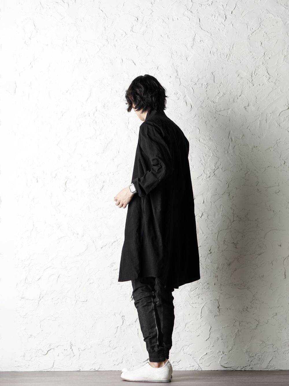 D.HYGEN 20SS Wrinkle Processing High Neck Long Shirt Coat Style - 1-002