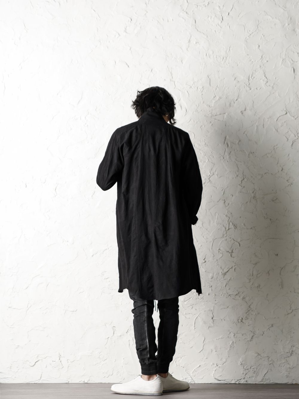 D.HYGEN 20SS Wrinkle Processing High Neck Long Shirt Coat Style - 1-003