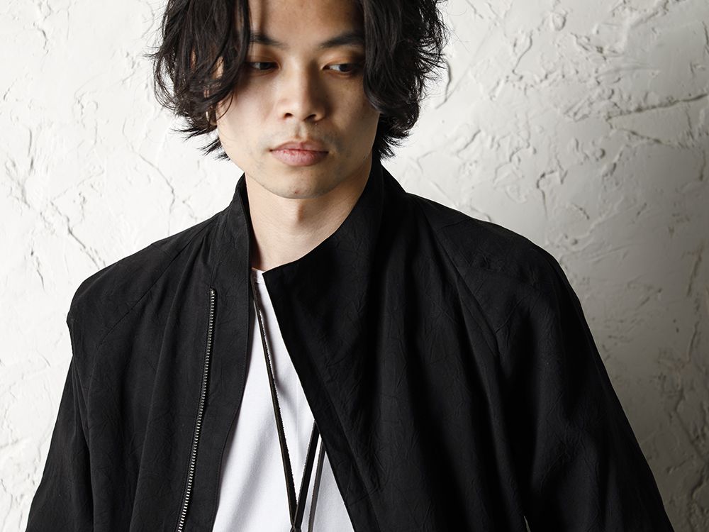 D.HYGEN 20SS Wrinkle Processing High Neck Long Shirt Coat Style - 2-002