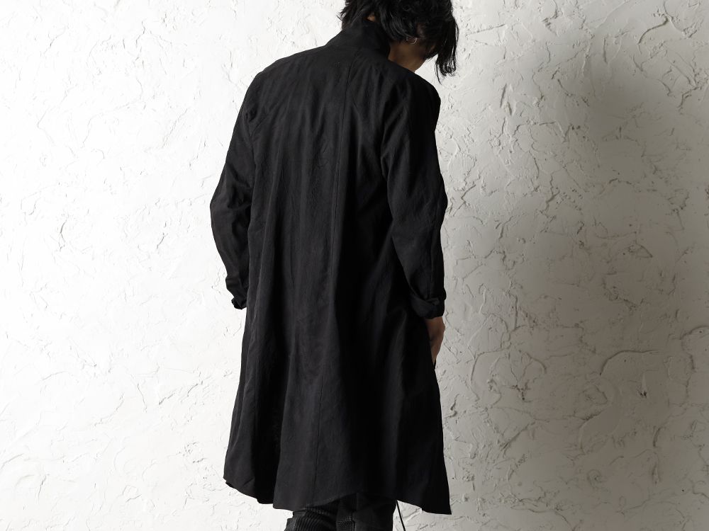 D.HYGEN 20SS Wrinkle Processing High Neck Long Shirt Coat Style - 2-004