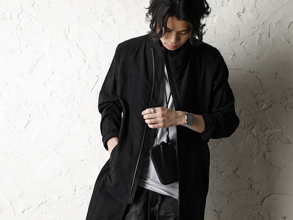D.HYGEN 20SS Wrinkle Processing High Neck Long Shirt Coat Style - 2-006