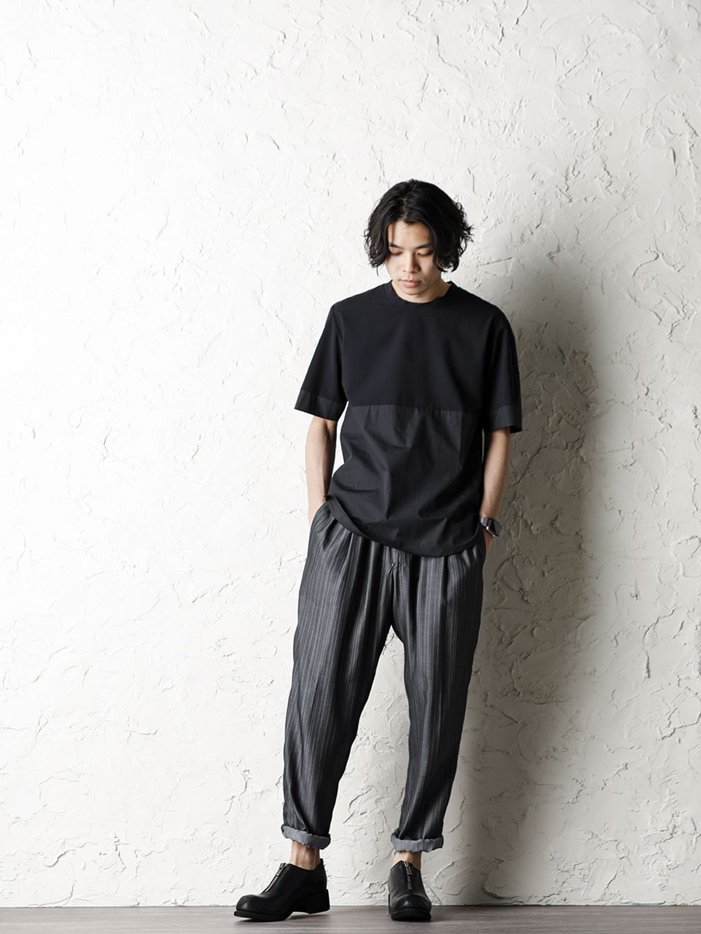 STEPHAN SCHNEIDER 20SS Switching T-shirt Style - 4-001