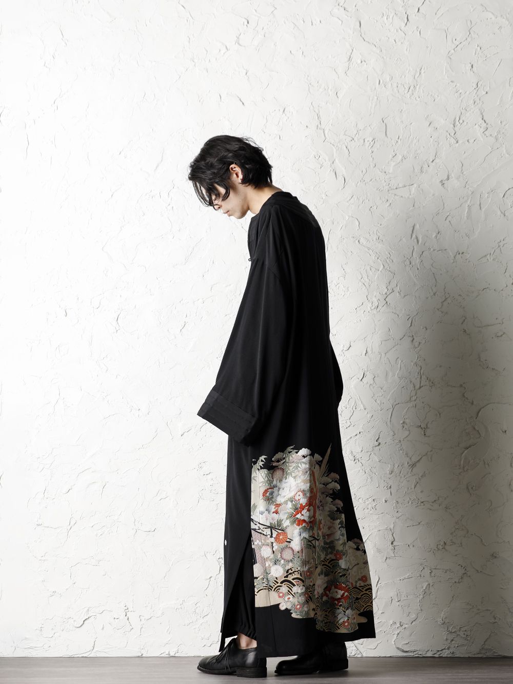 RONDO.ym Four Seasons Flower China Long Shirt Style - 1-002