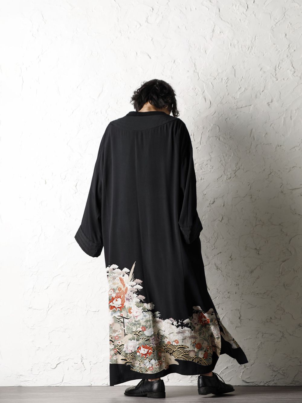 RONDO.ym Four Seasons Flower China Long Shirt Style - 1-003