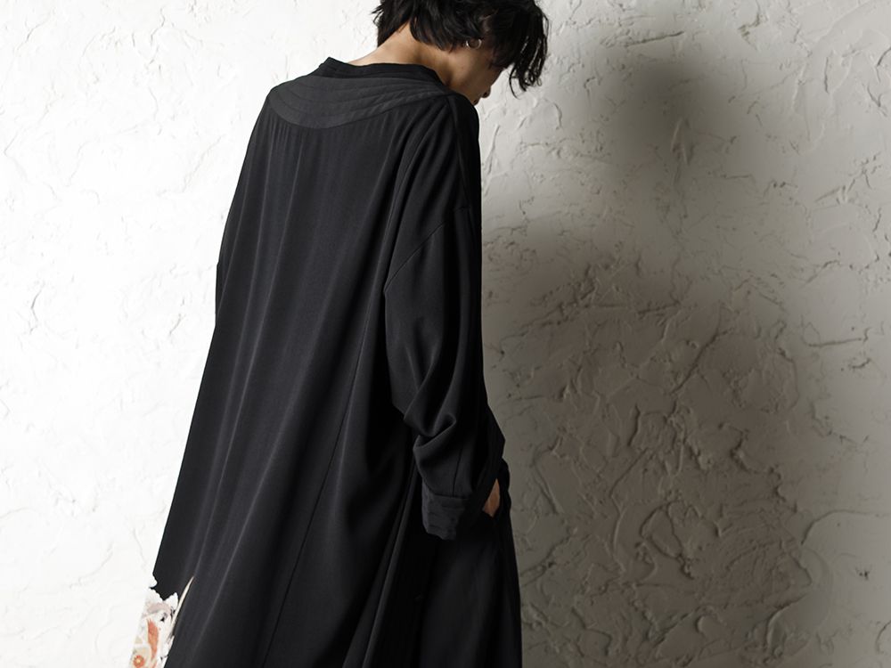 RONDO.ym Four Seasons Flower China Long Shirt Style - 2-005