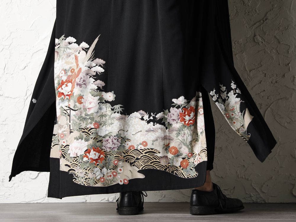 RONDO.ym Four Seasons Flower China Long Shirt Style - 3-004