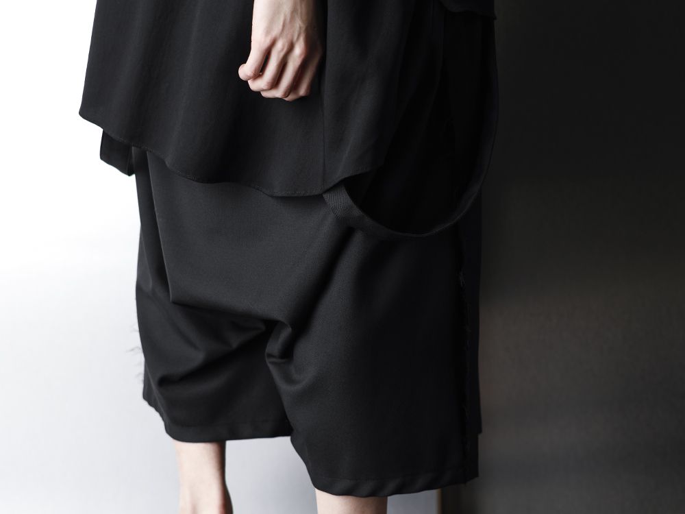 Ground Y Asymmetric Shirt Spring Summer Black Styling!! - 3-005
