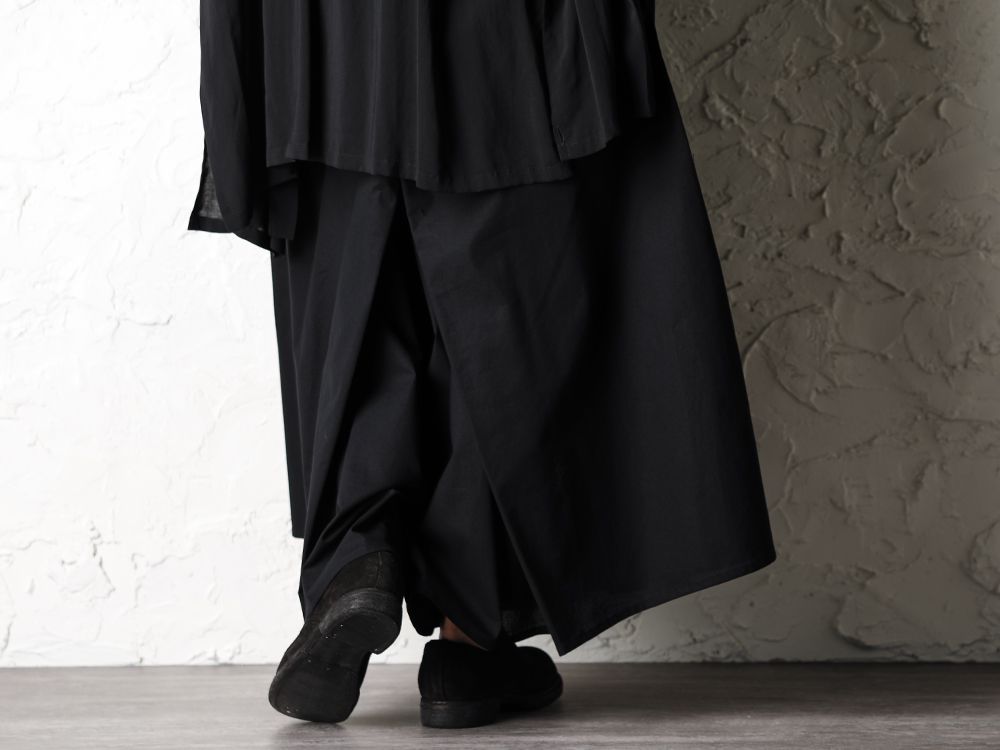 Yohji Yamamoto 20SS Cotton Cloth HAKAMA Pants Style - 3-004