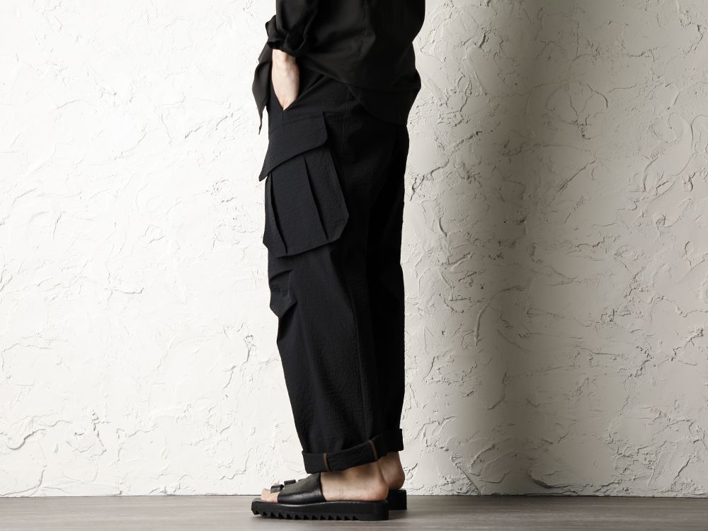 DEVOA 20SS Cargo pants Nylon shrink stretch Style - 3-002