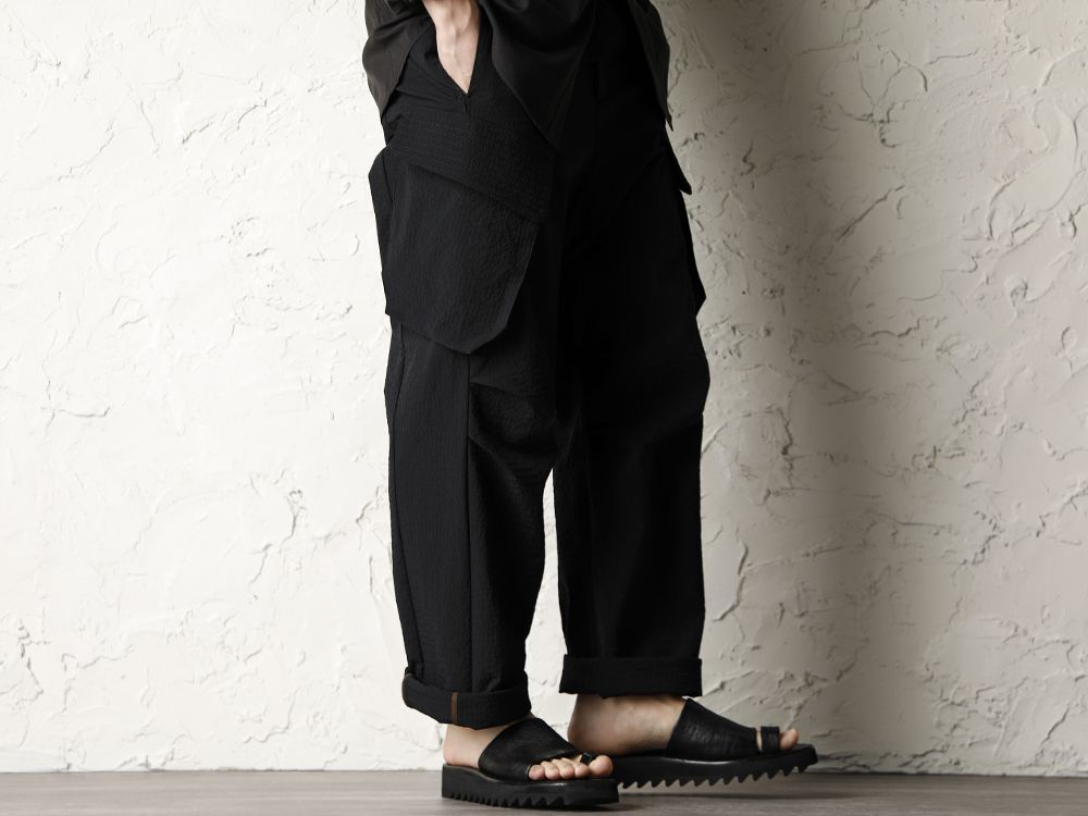 DEVOA 20SS Cargo pants Nylon shrink stretch Style - 3-003