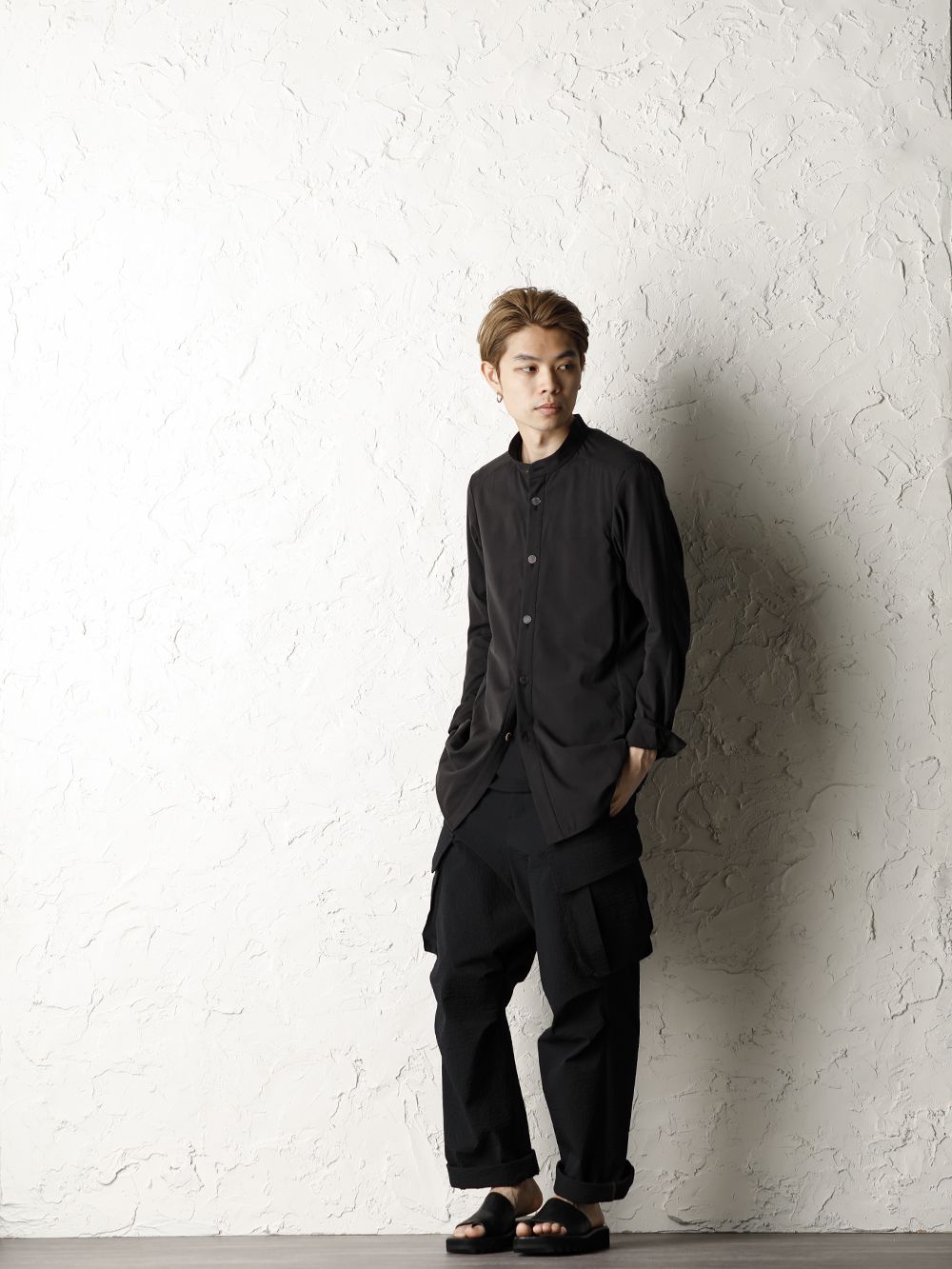 DEVOA 20SS Cargo pants Nylon shrink stretch Style - 4-001