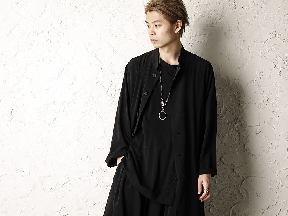 Yohji yamamoto 20SS Tuxedo Flare Stand dress Style - FASCINATE BLOG