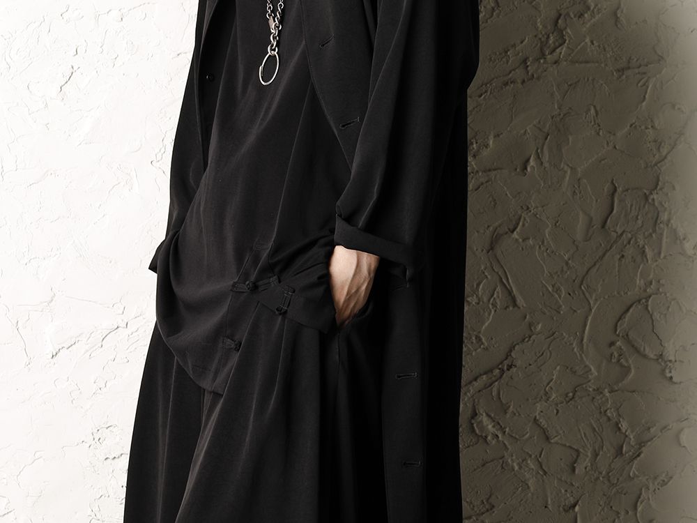Yohji yamamoto 20SS Tuxedo Flare Stand dress Style - 2-005