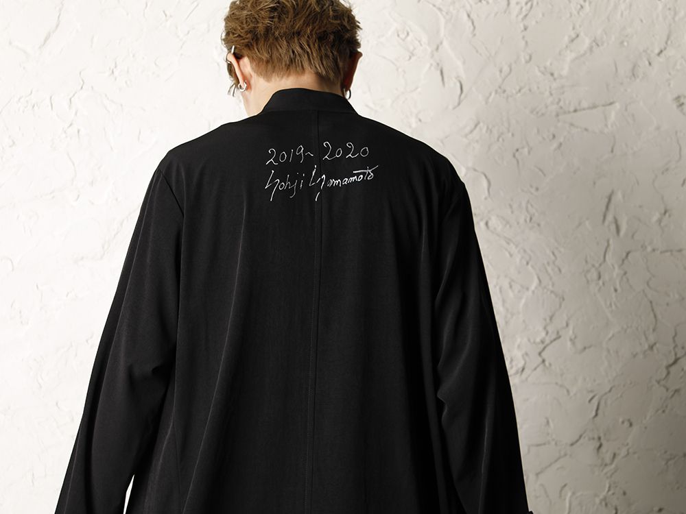 Yohji yamamoto 20SS Tuxedo Flare Stand dress Style - 2-006