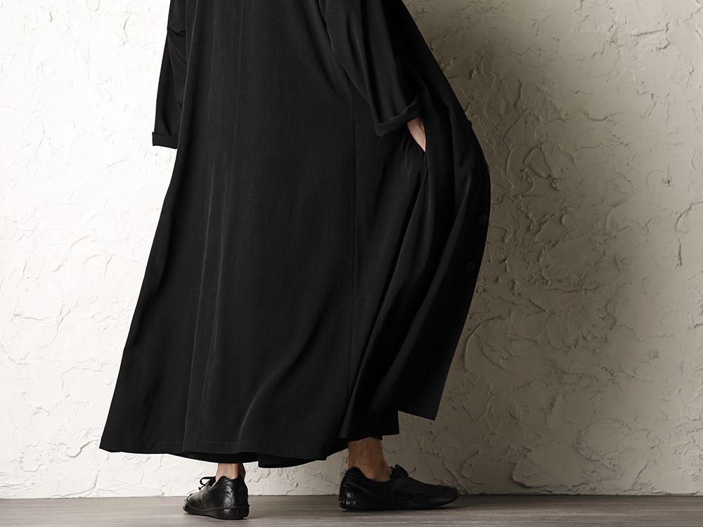 Yohji yamamoto 20SS Tuxedo Flare Stand dress Style - 2-006