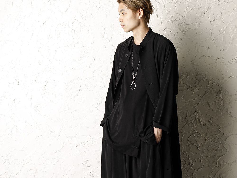 Yohji yamamoto 20SS Tuxedo Flare Stand dress Style - 2-006