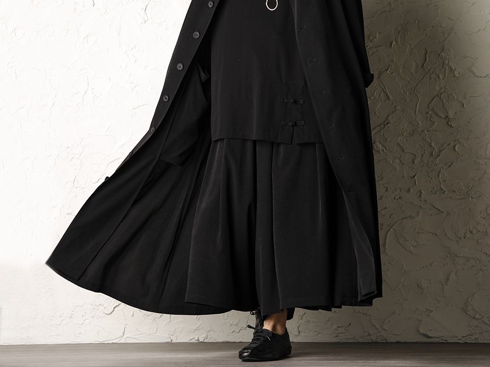 Yohji yamamoto 20SS Tuxedo Flare Stand dress Style - 3-002