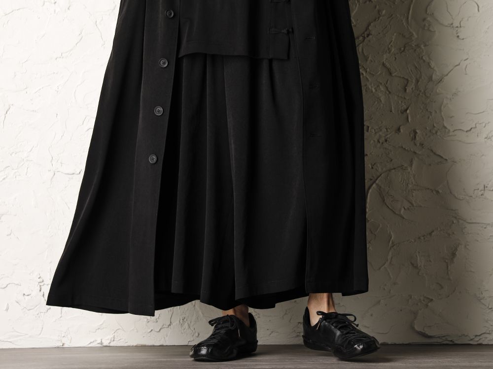 Yohji yamamoto 20SS Tuxedo Flare Stand dress Style - 3-003