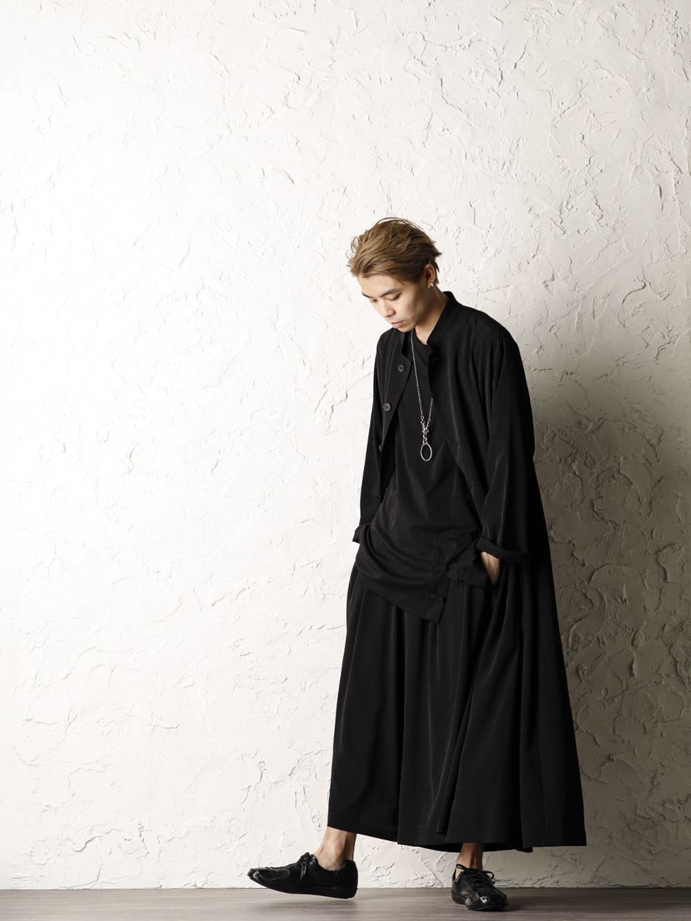 Yohji yamamoto 20SS Tuxedo Flare Stand dress Style - FASCINATE BLOG