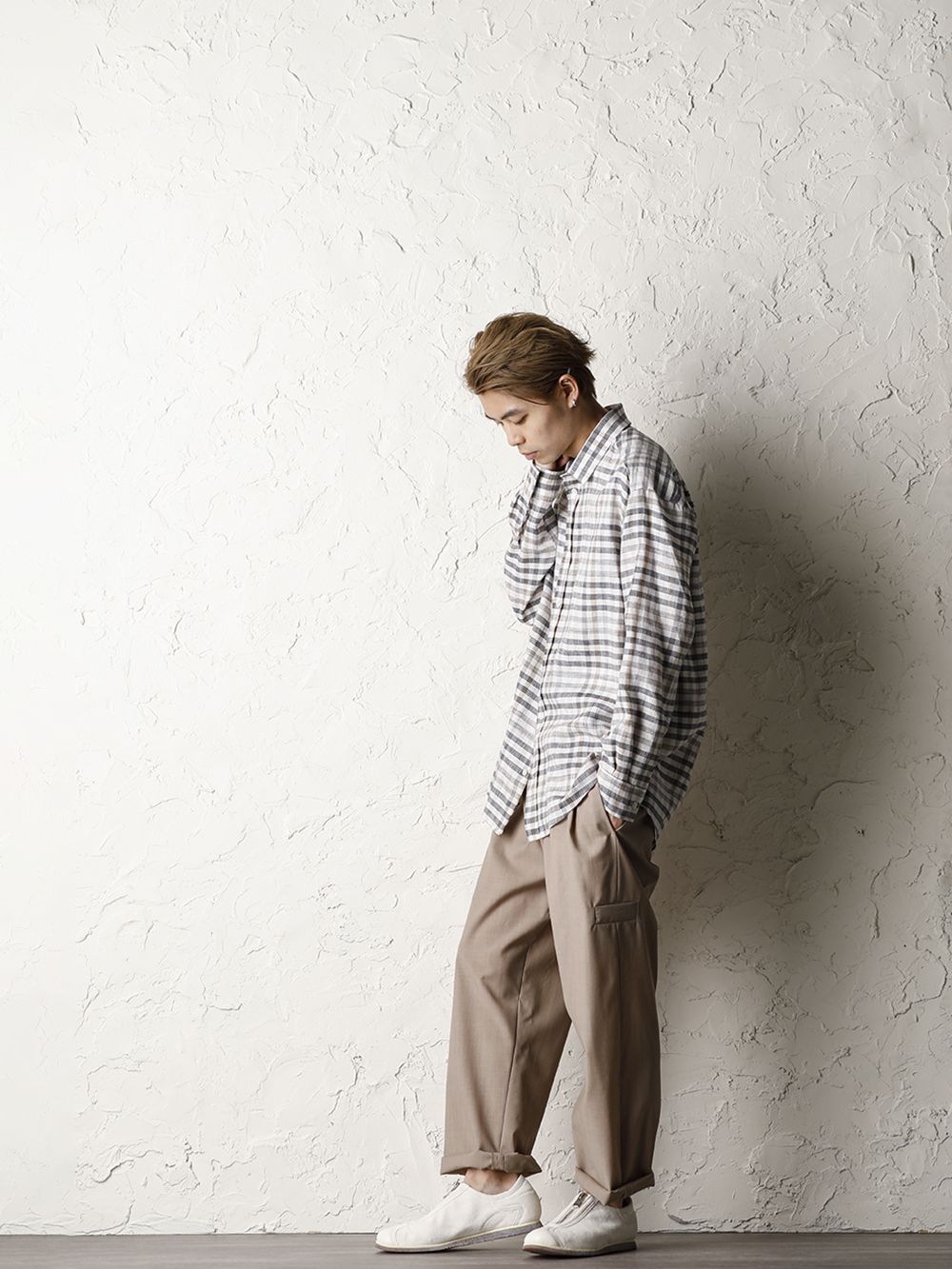 STEPHAN SCHNEIDER 20SS Linen Plaid Shirt Style  - 1-002