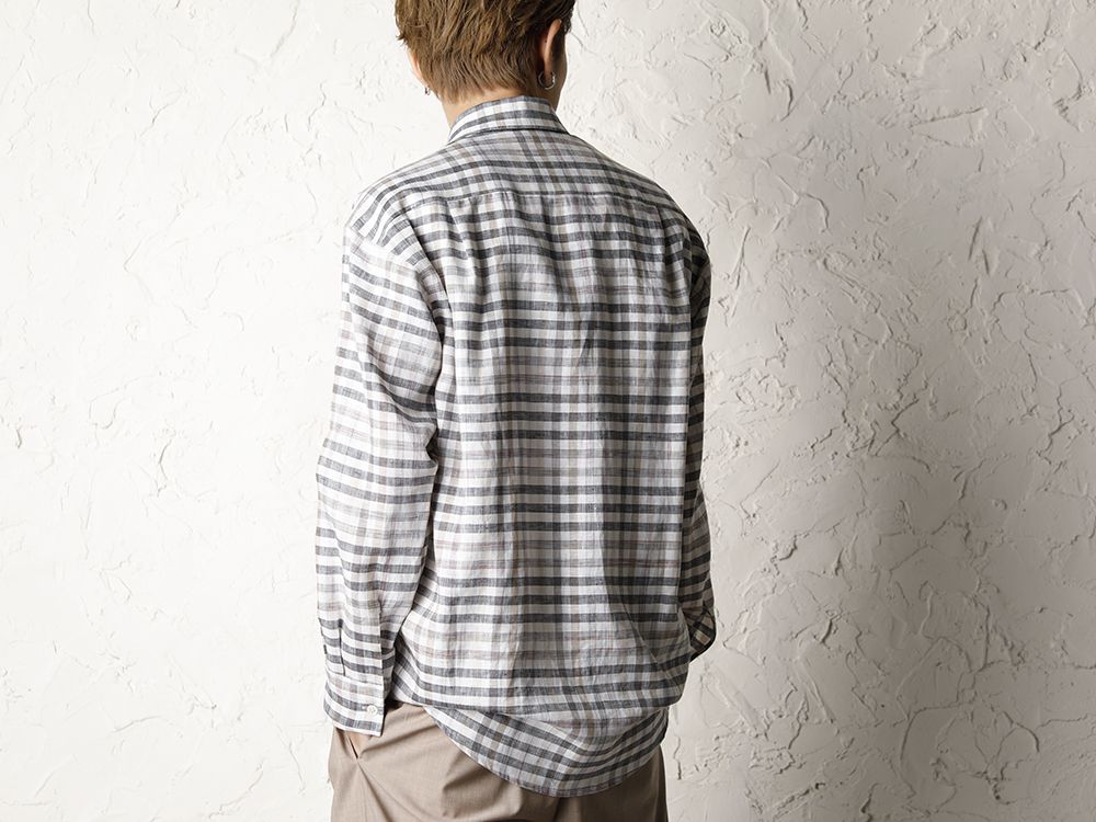 STEPHAN SCHNEIDER 20SS Linen Plaid Shirt Style  - 2-005
