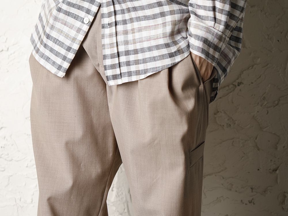 STEPHAN SCHNEIDER 20SS Linen Plaid Shirt Style  - 3-004