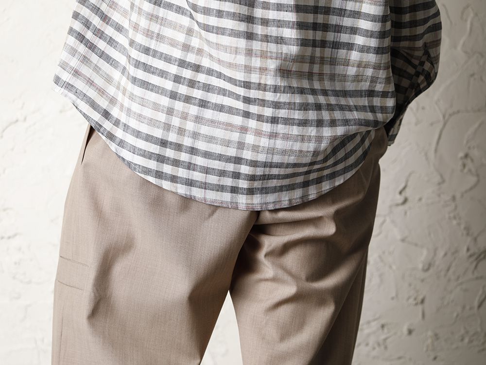 STEPHAN SCHNEIDER 20SS Linen Plaid Shirt Style  - 3-005