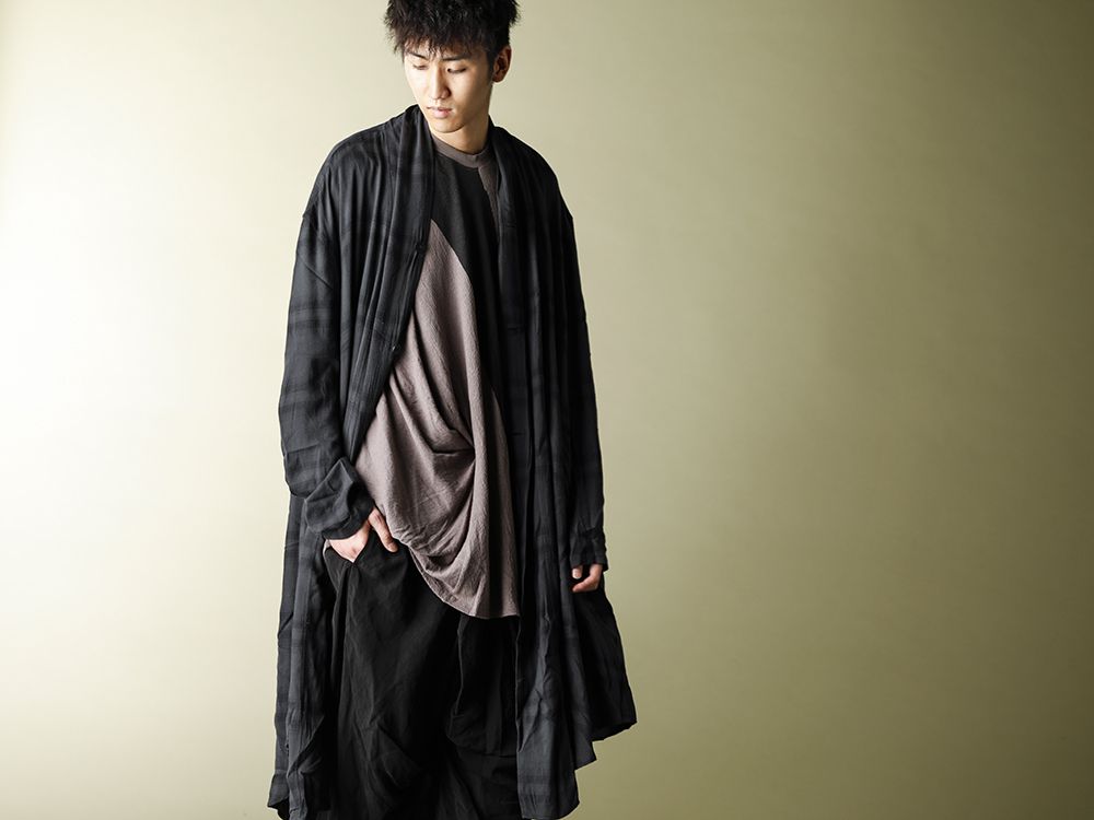 .LOGY Kyoto JULIUS 20PF FLANNEL GOWN SHIRT STYLE!! - 2-001
