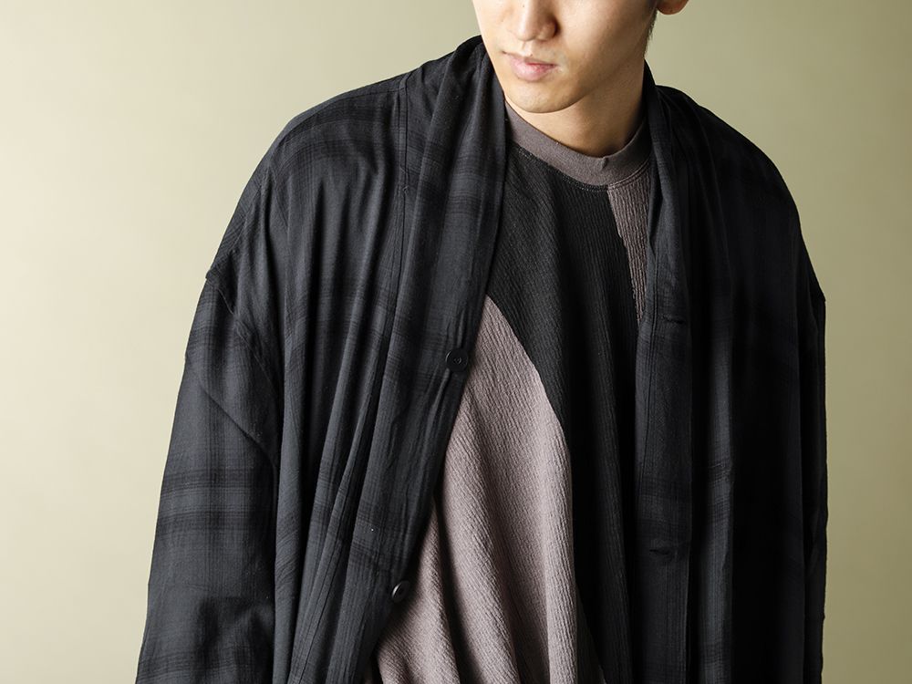 .LOGY Kyoto JULIUS 20PF FLANNEL GOWN SHIRT STYLE!! - 2-002