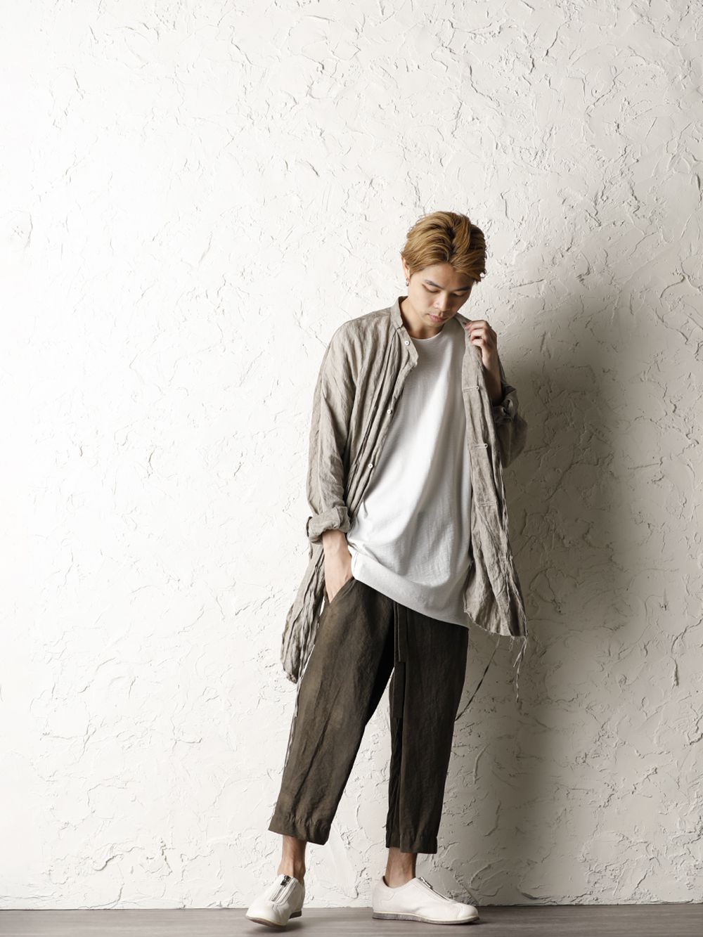 ZIGGY CHEN 20SS Refreshing earth color style  - 4-001