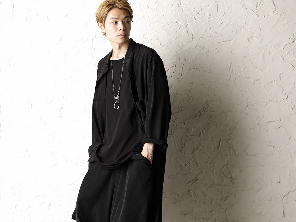 Yohji Yamamoto 20SS TA Tuxedo China shirt Style - 2-001