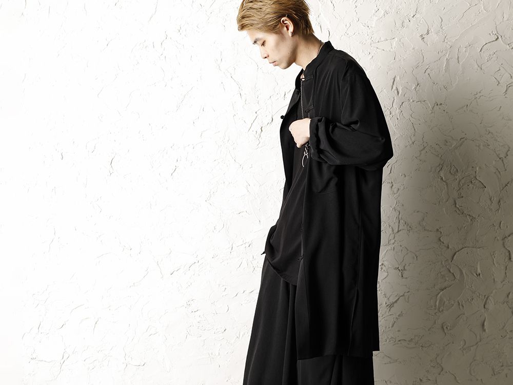 Yohji Yamamoto 20SS TA Tuxedo China shirt Style - 2-004