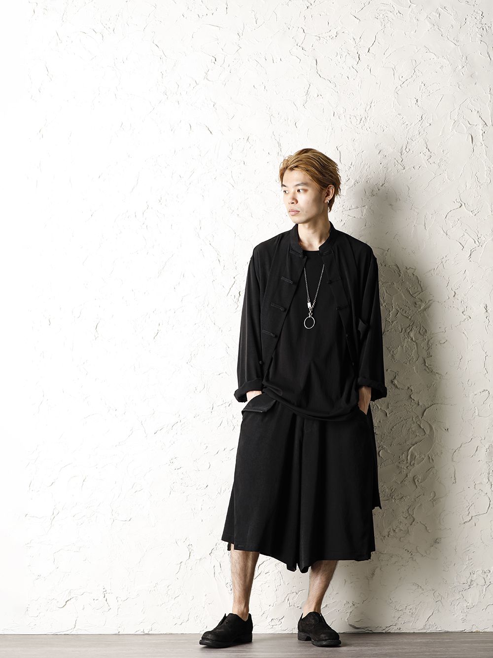 Yohji Yamamoto 20SS TA Tuxedo China shirt Style - 4-001